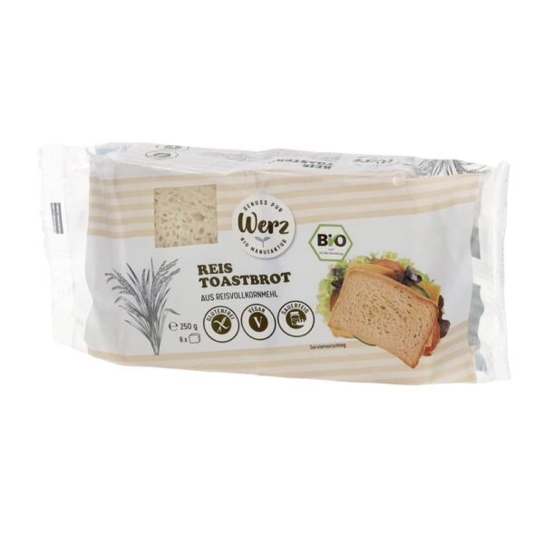 Glutenfreies Brot - Reis Toastbrot