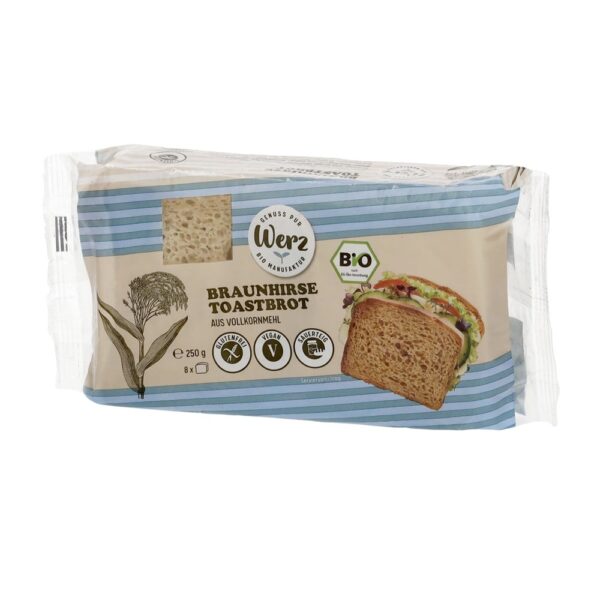 Glutenfreies Brot - Braunhirse Toastbrot