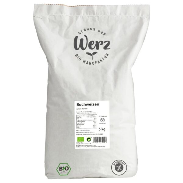 Bio Buchweizen, ganze Körner, 5kg